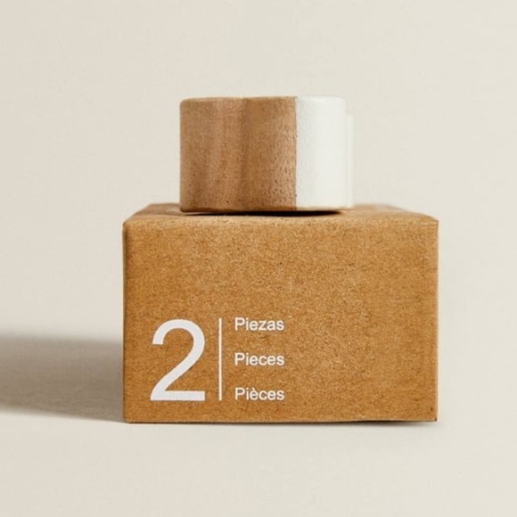 CLOUD WOODEN DOOR KNOB (PACK OF 2) - Picture 5 of 10